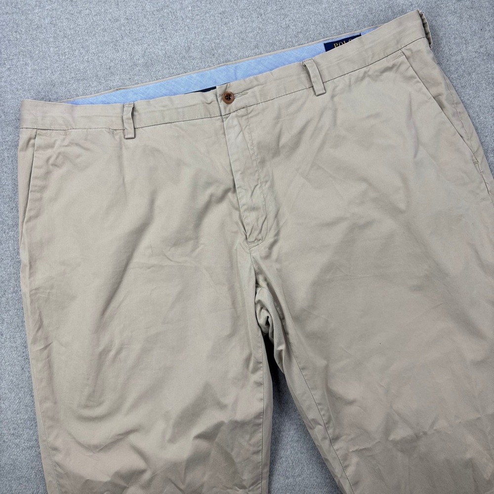 Polo Ralph‎ Lauren Chino Pants Mens 42x30.5 Actual Beige Classic Fit Preppy